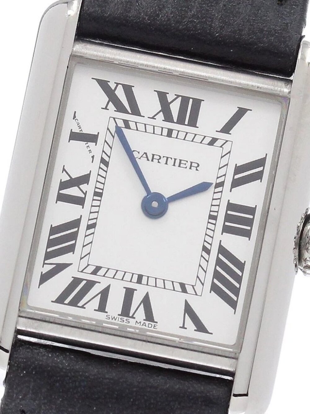 CARTIER Tank mast SM Silver Dial Quartz Ladies Watch_966528